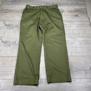 Vintage‎ Boy Scouts of America Pants Mens 34x30 Green Uniform Official BSA 80s